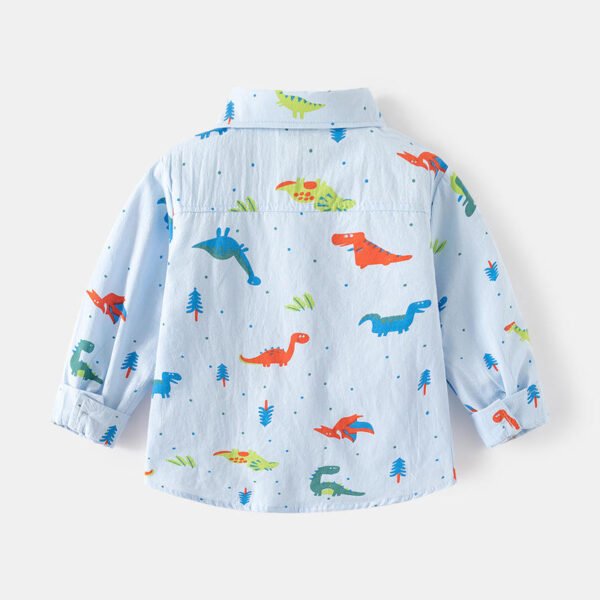 Boys Shirt Blue - Image 3