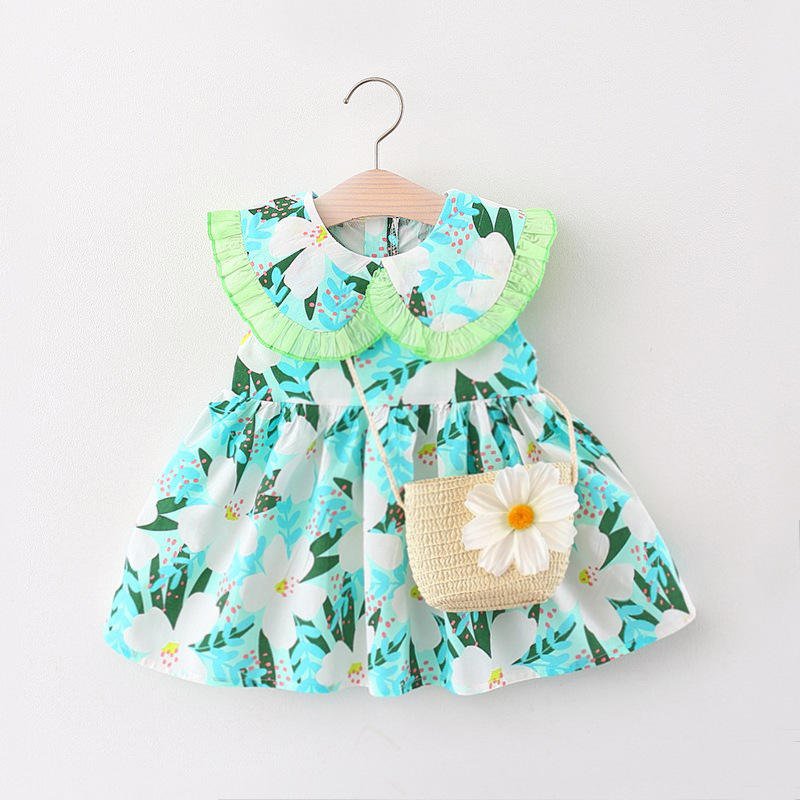 girls frock blue