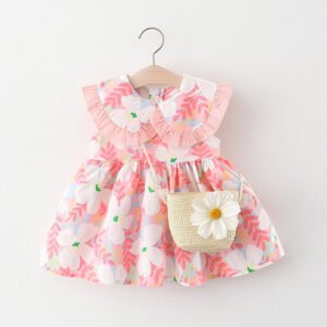 girls frock pink