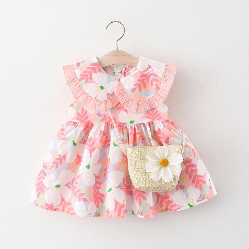 girls frock pink