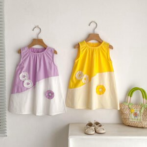 Color Block Baby Dress