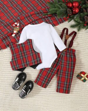 Checkered gentleman set