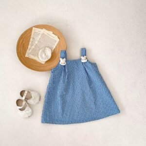 Checkered bunny dress